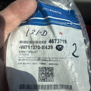 Genuine Ford Suspension Cross-Member Screw W711270-S439(2) Bolts