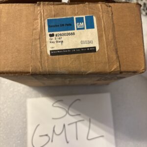 Genuine GM 1975-2004 Pontiac Key-Blank Cover & Crescent HD (Groove C) 26002688