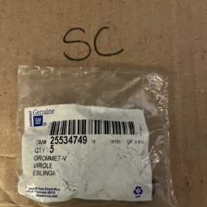 Genuine GM 25534749 Grommet V (PACK OF 5)