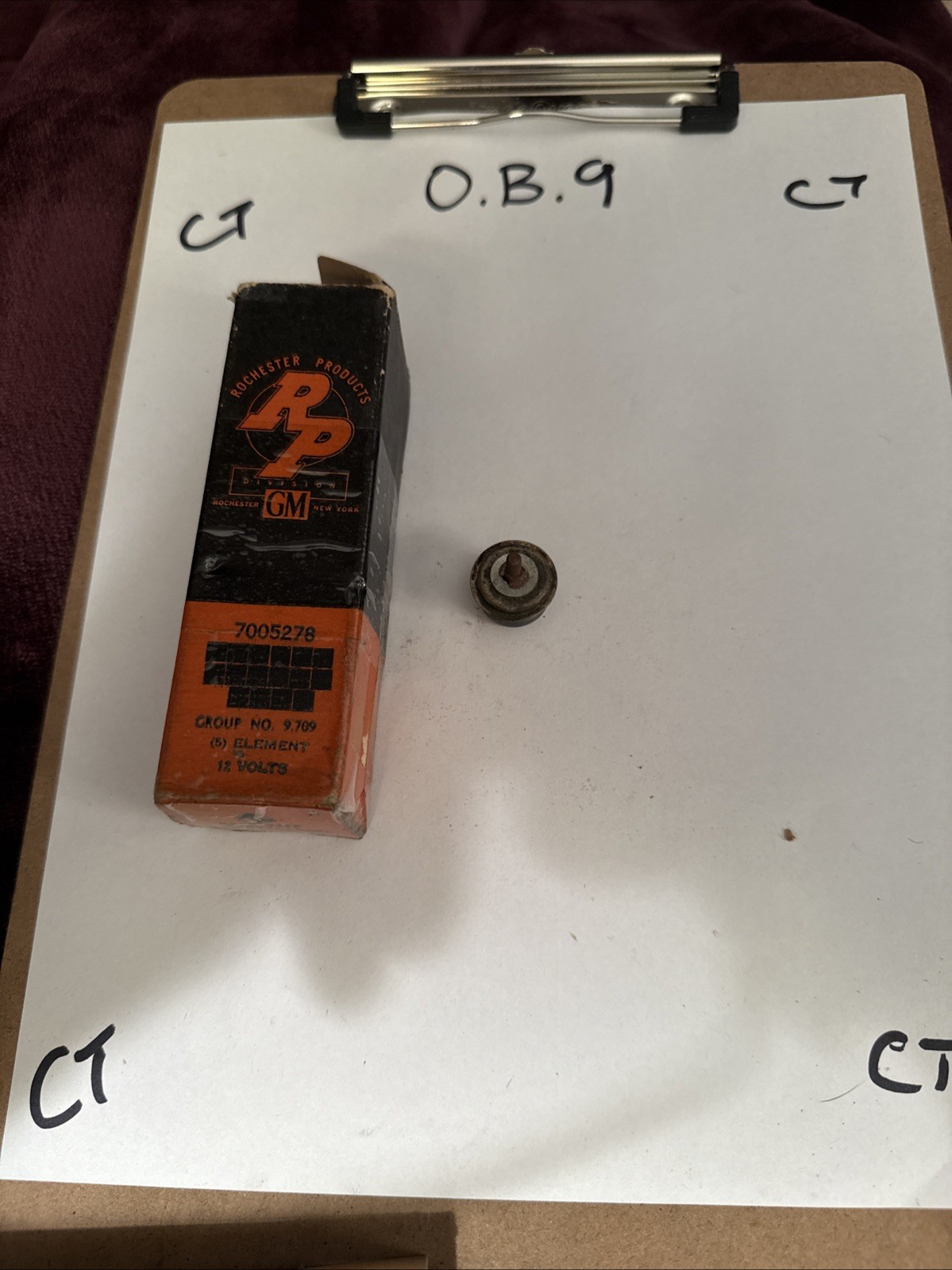 Genuine GM 7005278 1953-64 OLDSMOBILE CIGARETTE LIGHTER ELEMENT Sold Individual