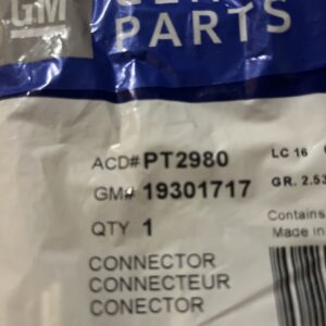 Genuine GM Multi-Purpose Pigtail 19301717 / ACDelco PT2980