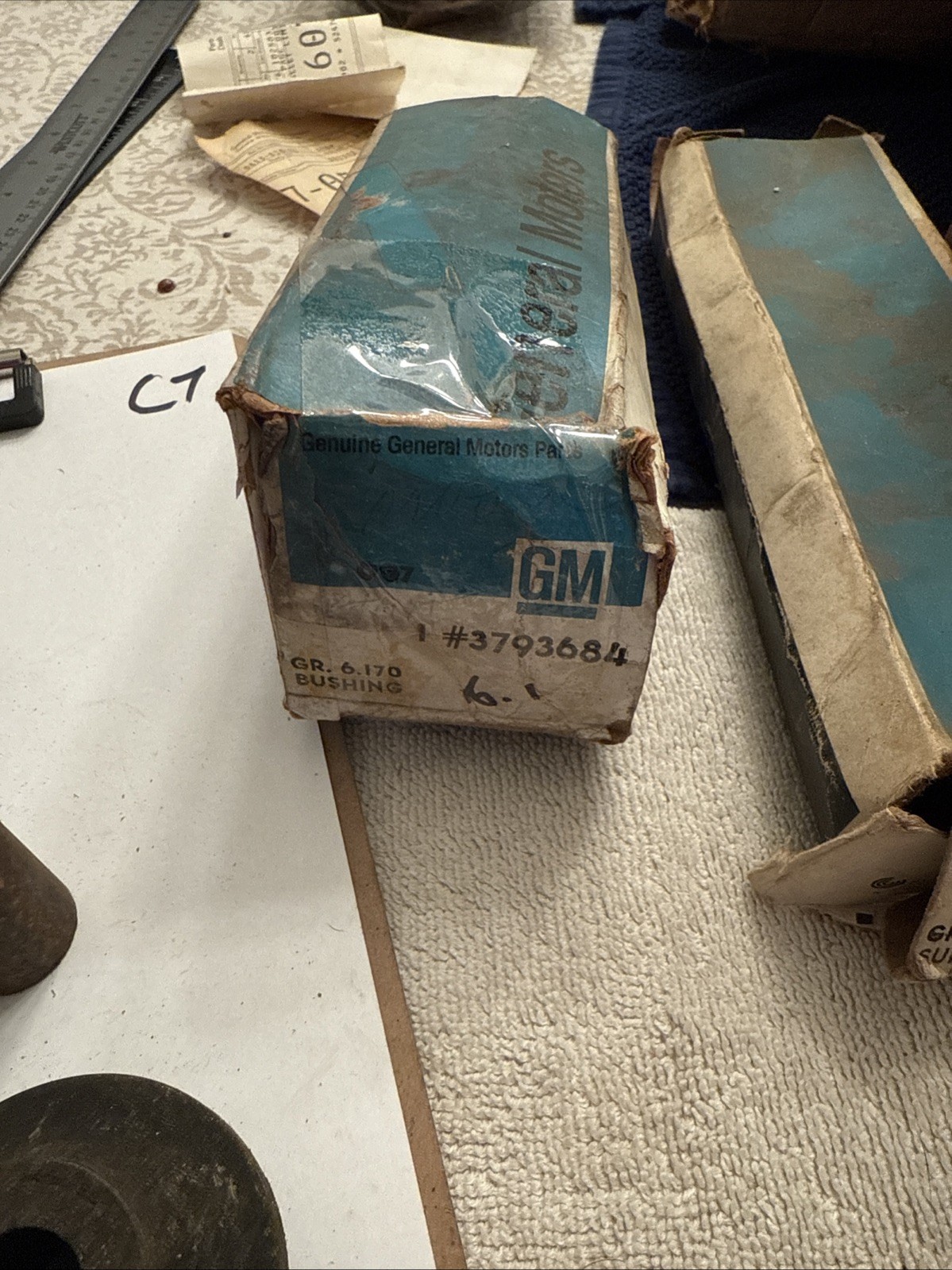 Genuine GM NOS Strut Bar Bushing Pkg. (1 Only) 62-67 Chevy II Nova - Image 3