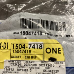 Genuine GM OEM Exhaust-Front Pipe Gasket 15047418