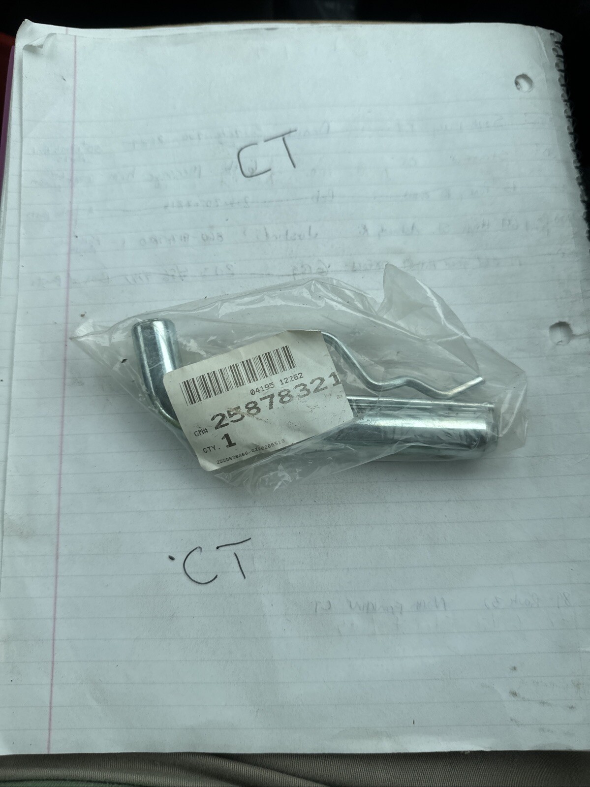 Genuine GM OEM Trailer Hitch-Rear Bumper-Pin 22942835 - FSTSHP