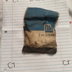 Genuine Gm Exhaust Clamp 3754883 NOS OEM New