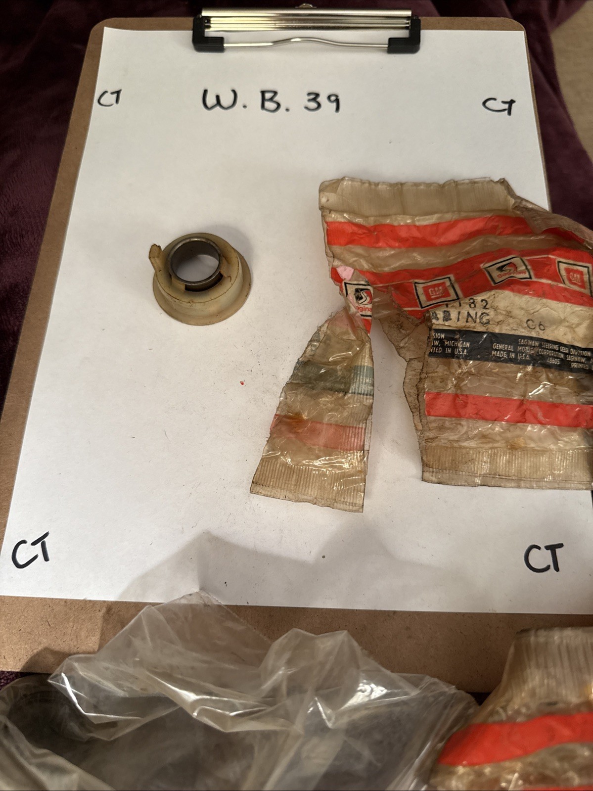 Genuine Gm Steering Bearing 5691182 Nos OEM