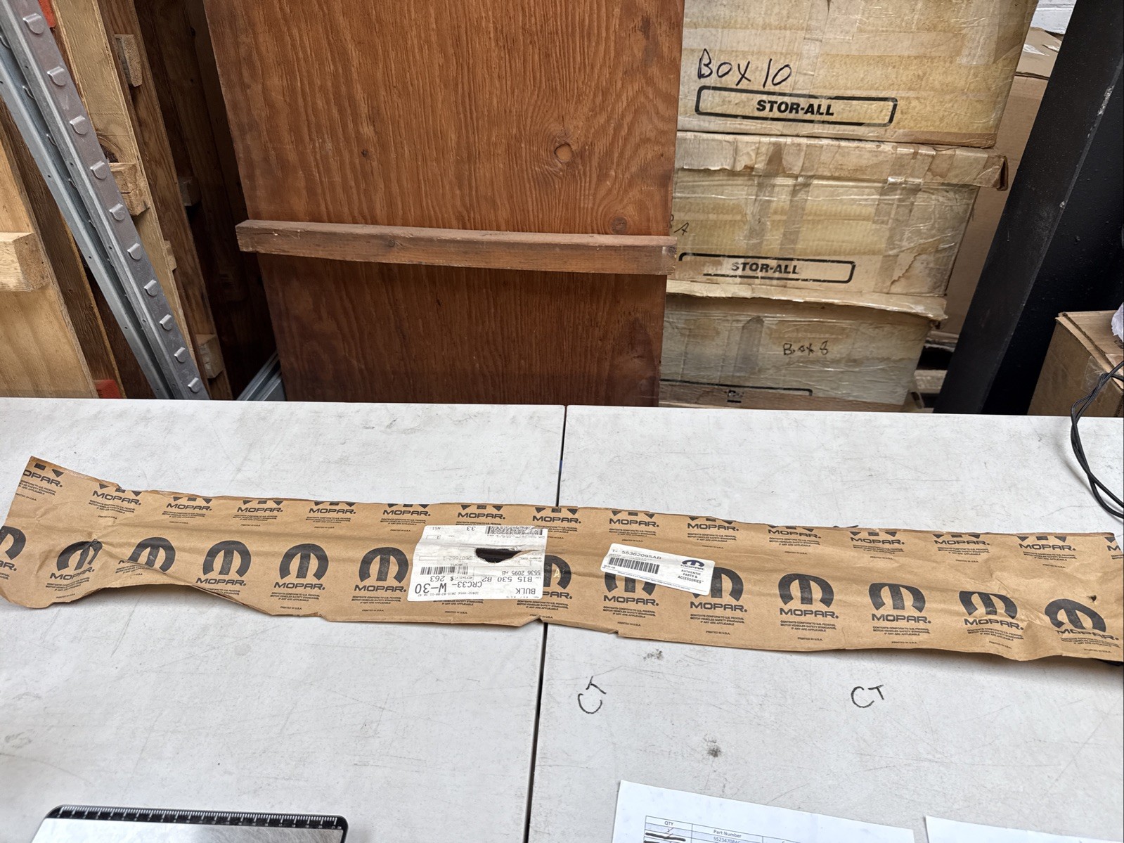 Genuine Mopar 55362095AB Seal-Front Door 2004 Dodge Durango Nos OEM - Image 3