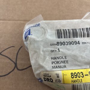 Genuine OEM GM Medium Dark Pewter Left Driver Side Seat Recliner Handle 89039094