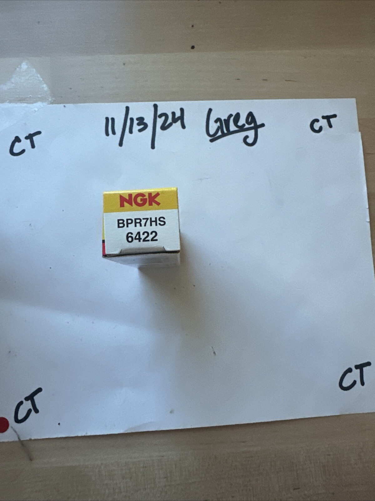 Genuine OEM NGK BPR7HS (6422) Spark Plug