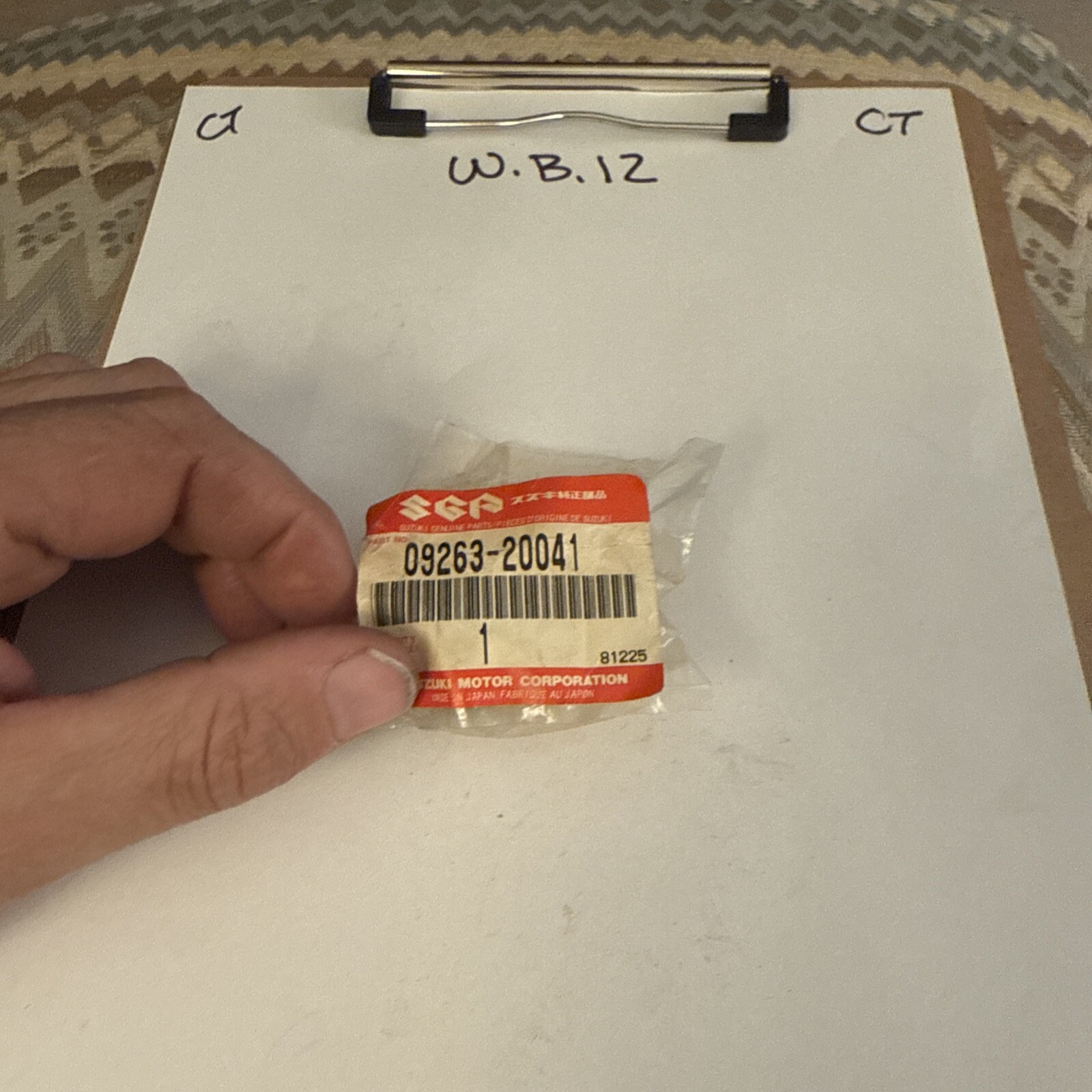 Genuine Original OEM NOS Suzuki P/N 09263-20041 Swing arm Bearing New - Image 4