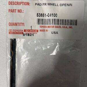 Genuine Toyota Wheel Opening Molding Pad 53851-04100