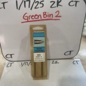 Gibson Wheel Kit 5952-2 (Brake Hardware)