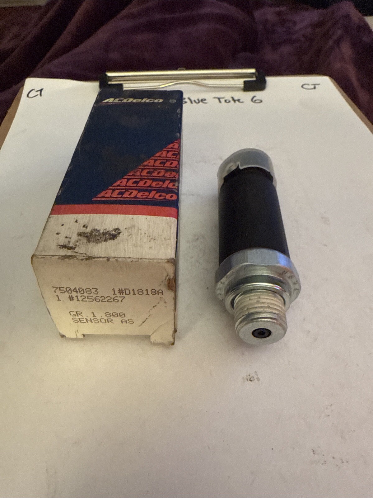 Gm Oil Pressure Sensor 12562267 - Image 3