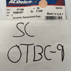 Gm/ACDelco Connector Replacement Pack PY109/12085487