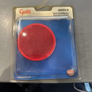 Grote 40052-5 Red Round Stick-On Reflector