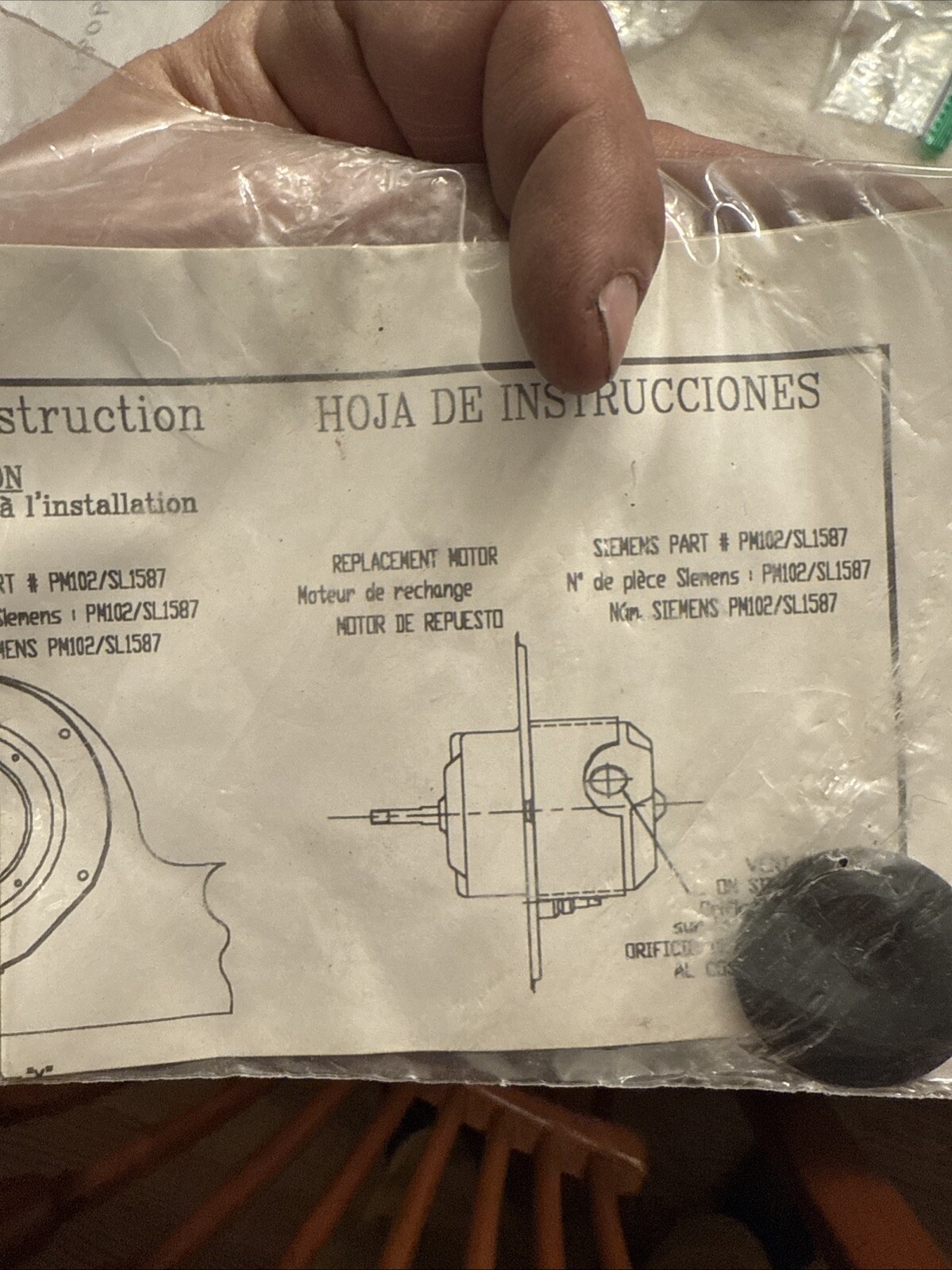 HVAC Blower Motor ACDelco GM Original Equipment 15-87 5297 - Image 6