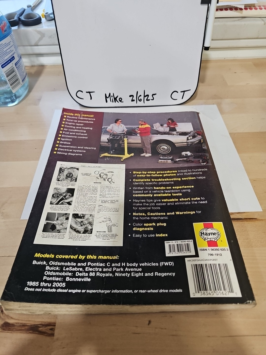 Haynes Repair Manual Buick Oldsmobile Pontiac Full Size Cars 1985-2005 #19020 - Image 3