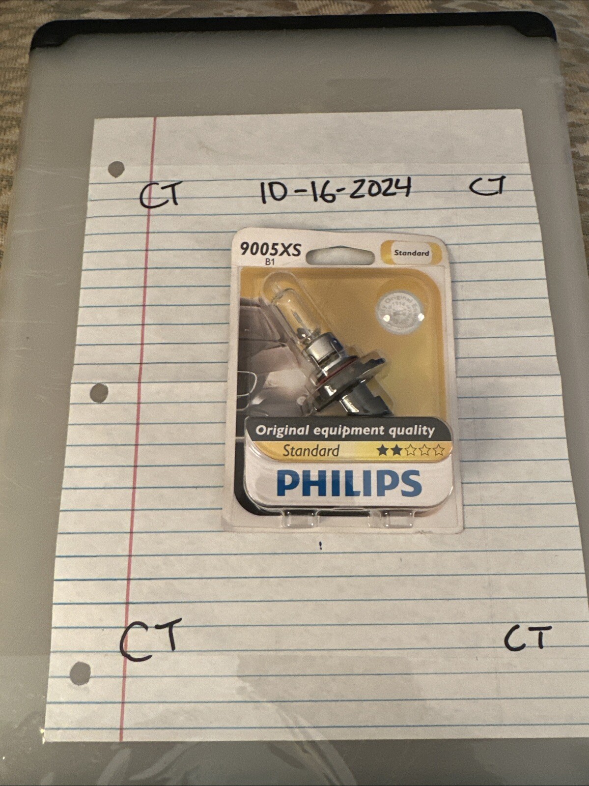 Headlight Bulb-Standard - Single Blister Pack Philips 9005XSB1