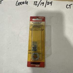 Help / Dorman 13560 slotted hex nuts, qty. of 3