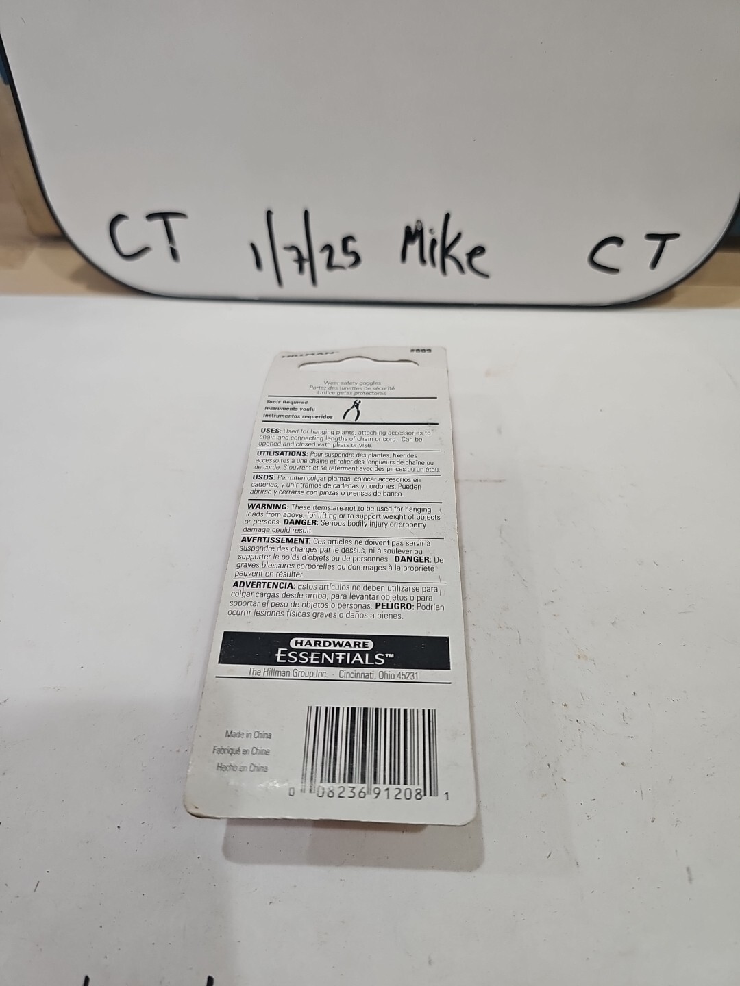 Hillman 851870 Hanging 8-Hooks 2-1/8" Hook for Garden Home Garage 3pk - Image 3