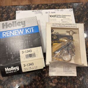 Holley Renew Kit 3-1343 Carburetor Model 6520 1982-87 Chrysler