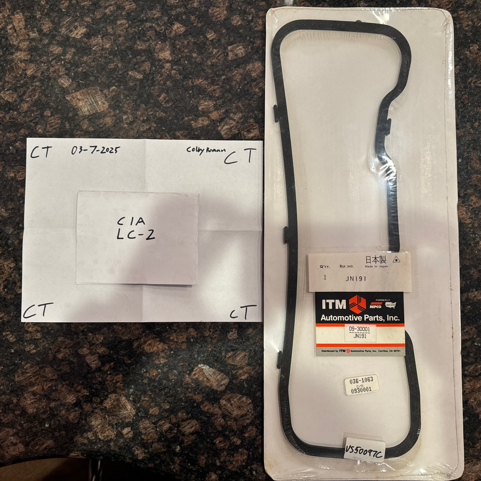 ITM Automotive parts INC. JN191 (VS50097C)