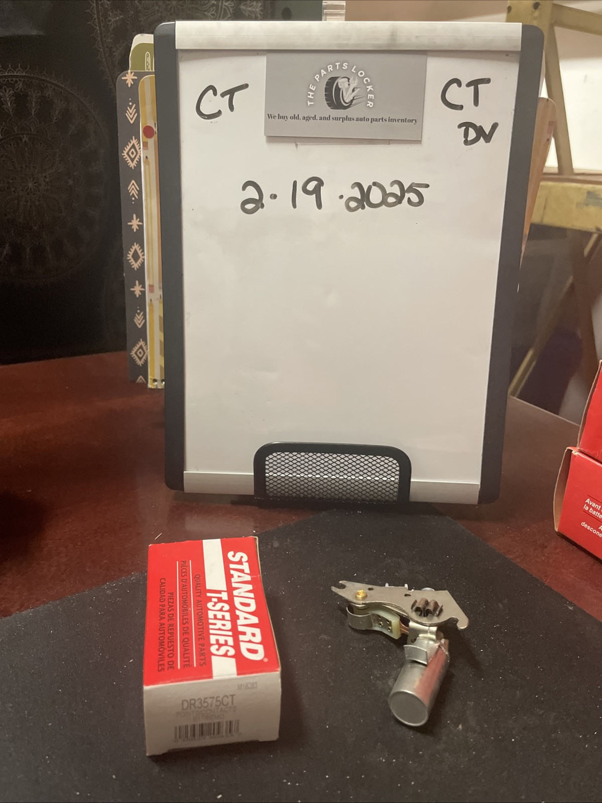 Ignition Contact Set-Breaker Points Standard DR3575CT New