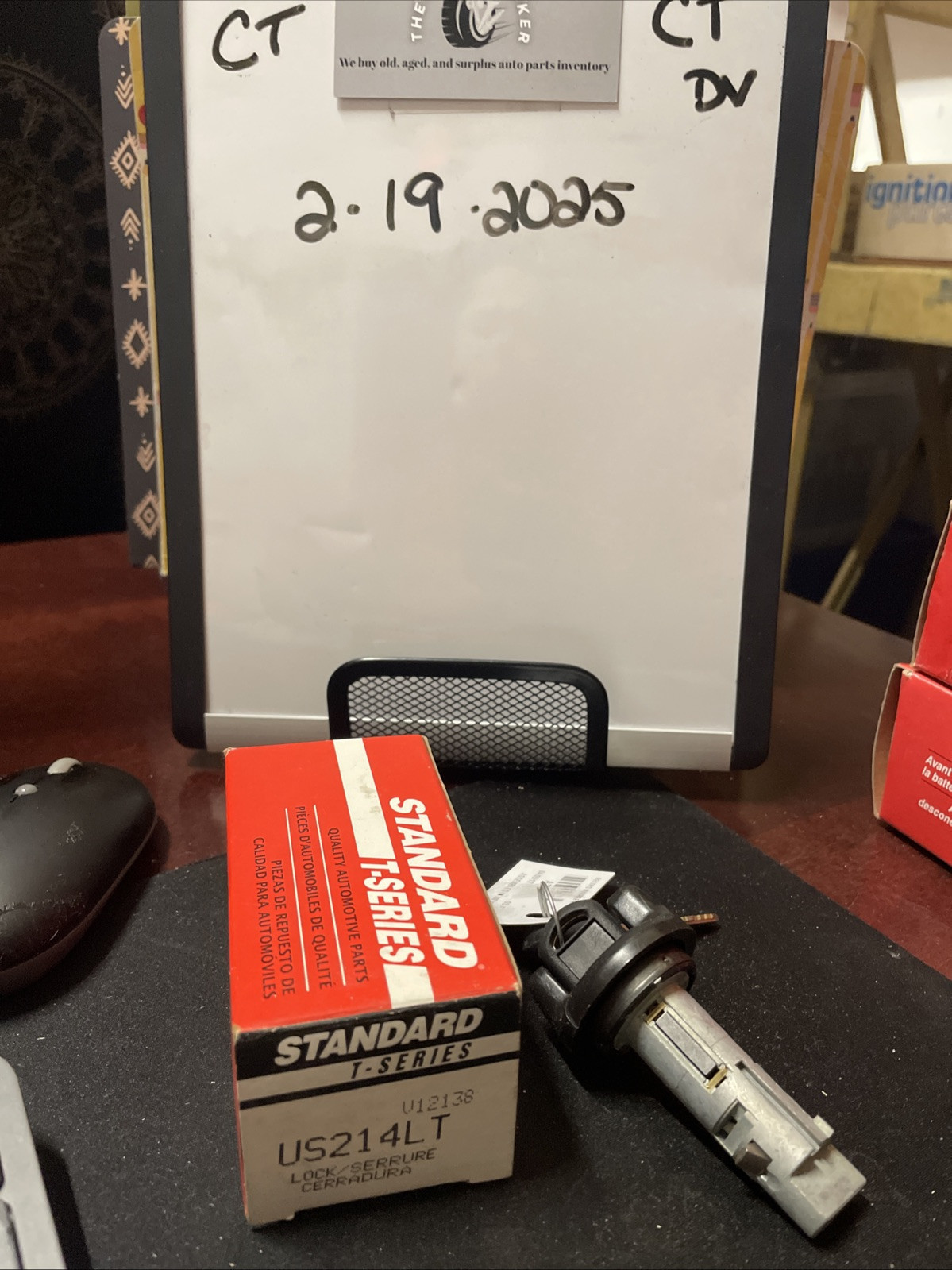 Ignition Lock Cylinder Standard US214LT