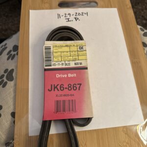 JK6867B Motorcraft Serpentine Belt for Ford Escape Mercury Mariner 2009-2011