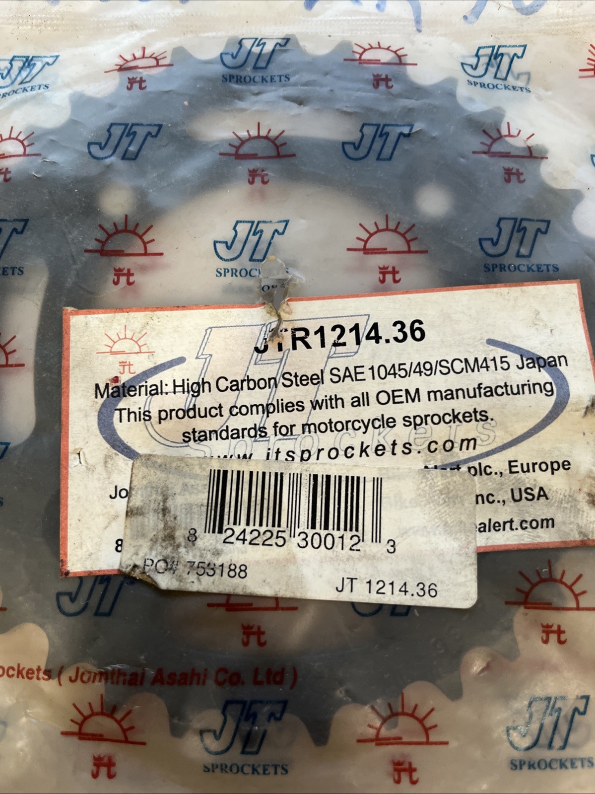 JT Sprockets - JTR1214.36 Steel Rear Sprocket, 36T Honda XR70R CRF70F 1997-2012 - Image 3