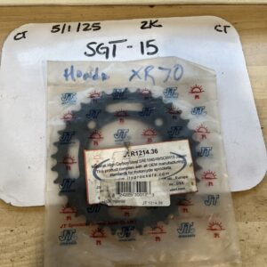 JT Sprockets - JTR1214.36 Steel Rear Sprocket, 36T Honda XR70R CRF70F 1997-2012