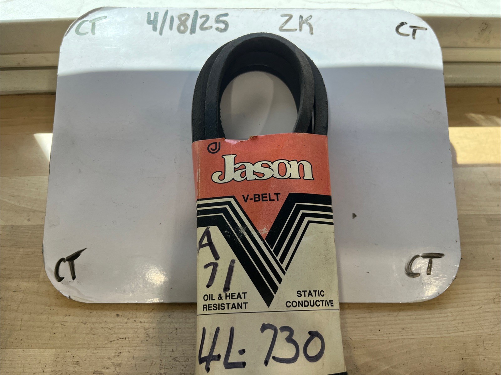 Jason Industrial V-Belt 4L-730