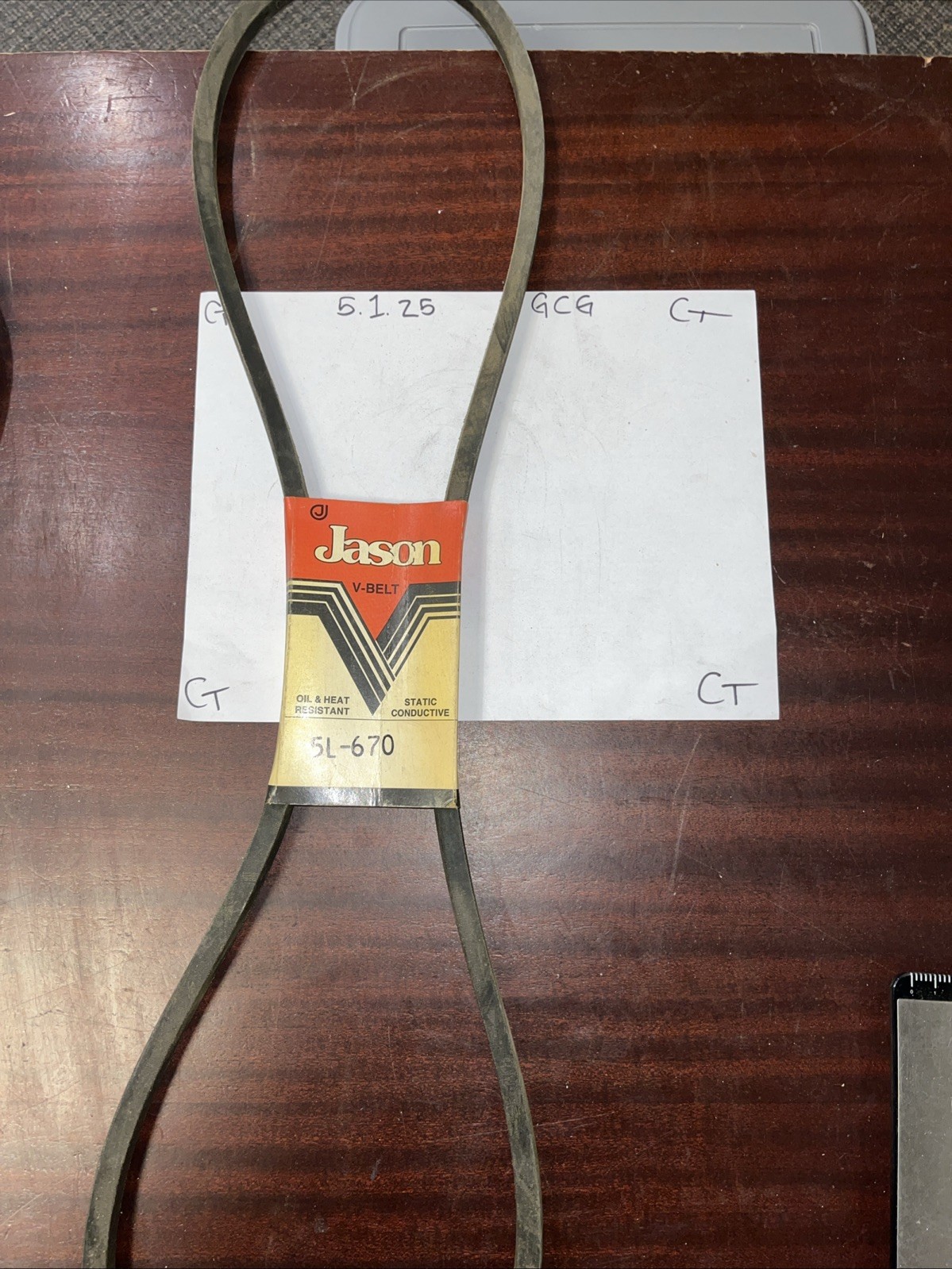 Jason V Belt 5L670
