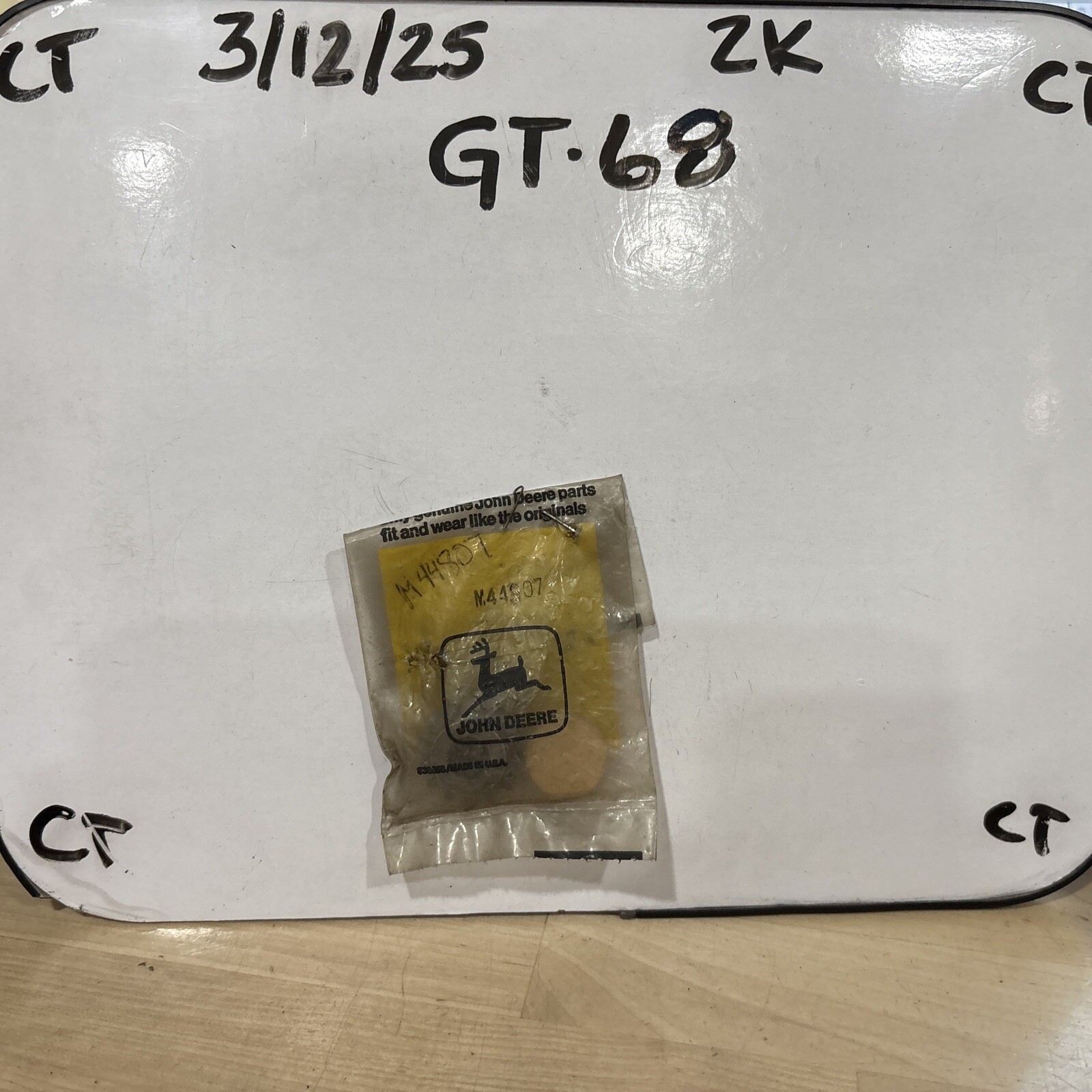 John Deere M44807 Gear Self Propelled 21" Walk Behind Mower Gear Case Genuine