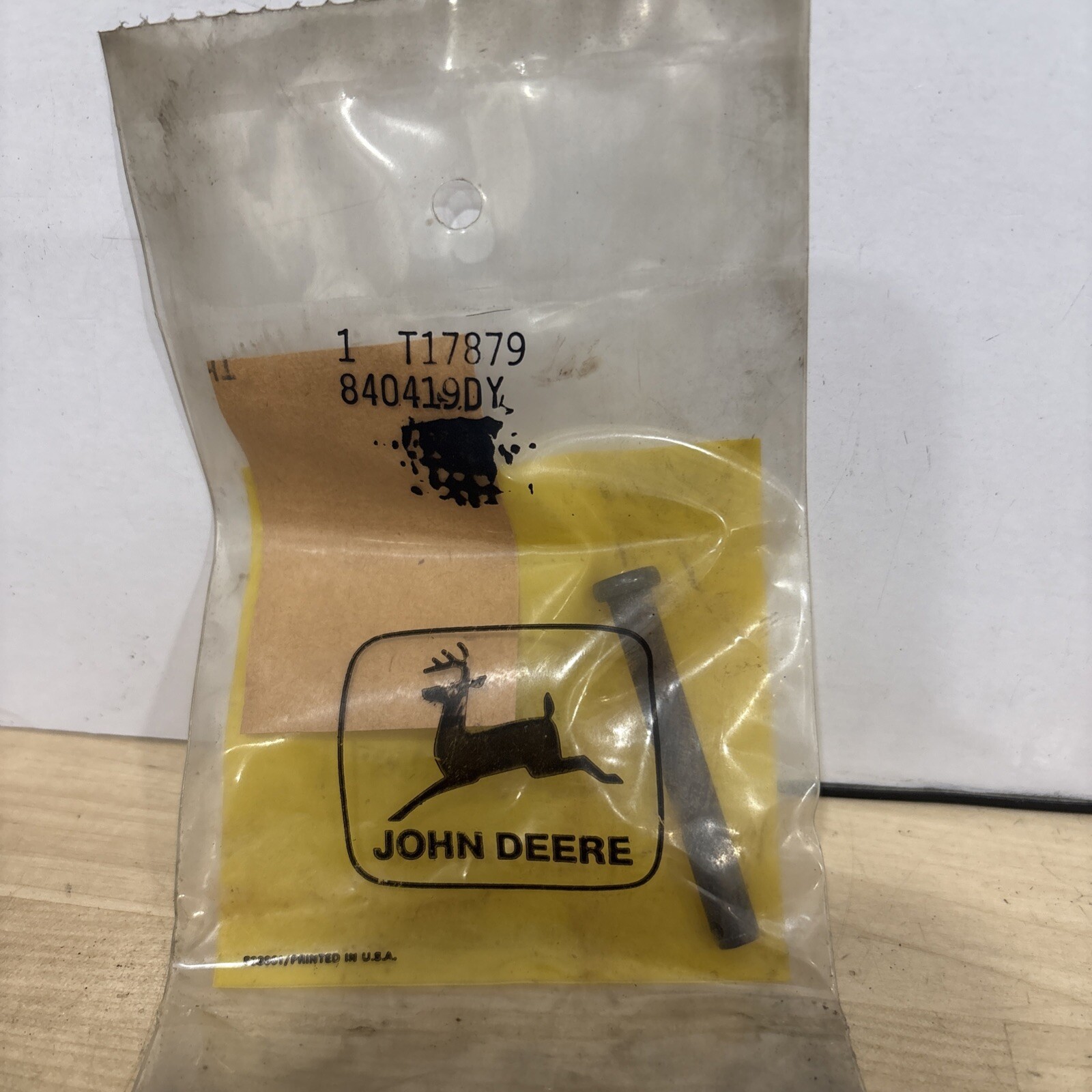 John Deere Steel Clevis Headed Pin T17879 - Image 3