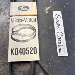 K040520 Gates Micro-V Green Stripe Serpentine Belt