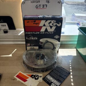 K&N Replacement Air Filter 1.625in H x 7.5in L for Harley Davidson HD-1508