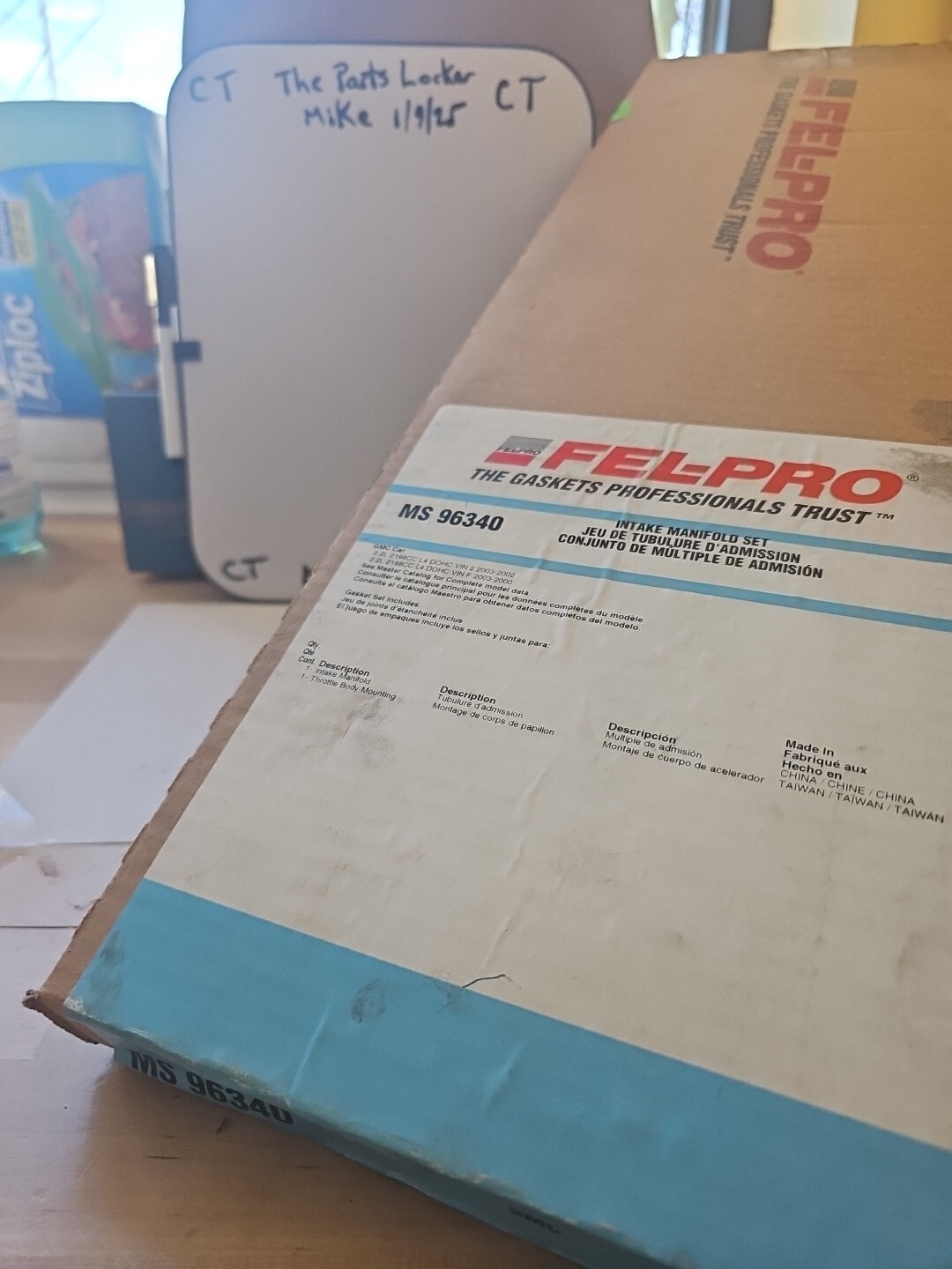 MS96340 Fel-Pro Engine Intake Manifold Gasket Set FelPro MS96340