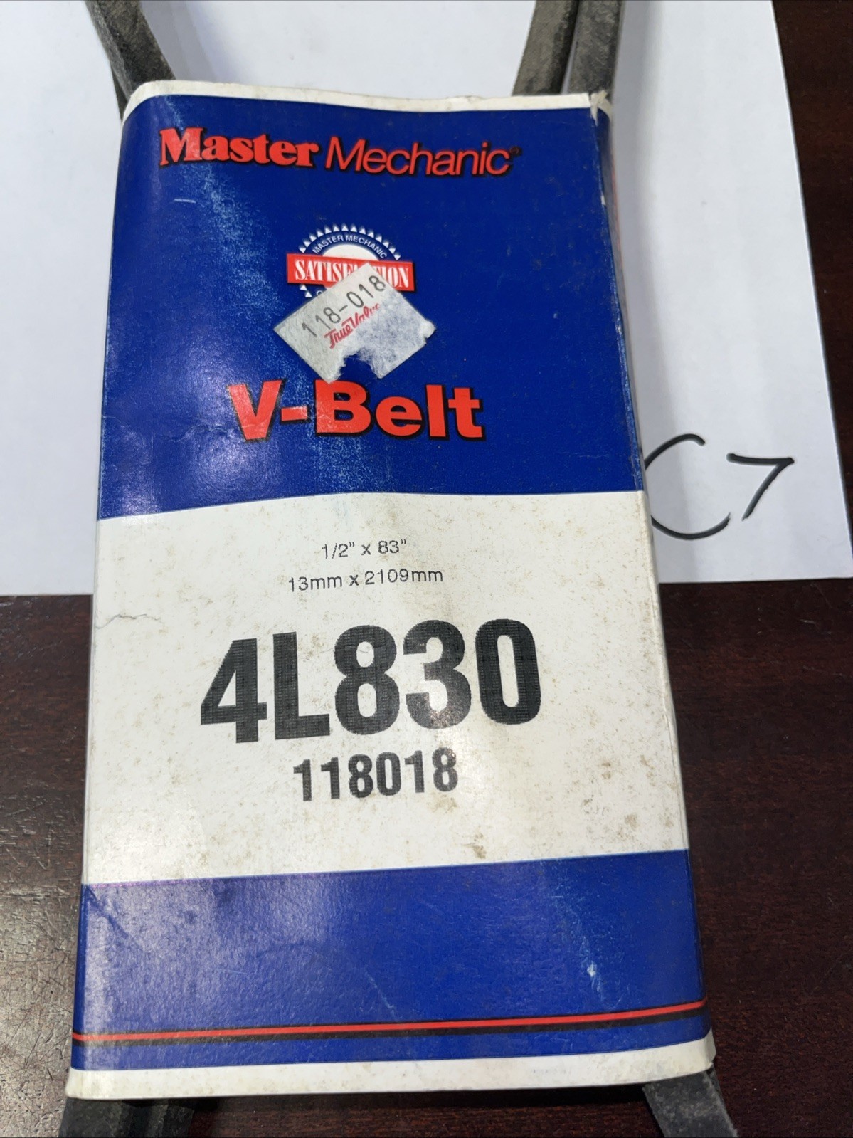 Master Mechanic V Belt 4L830, 118018 - Image 3