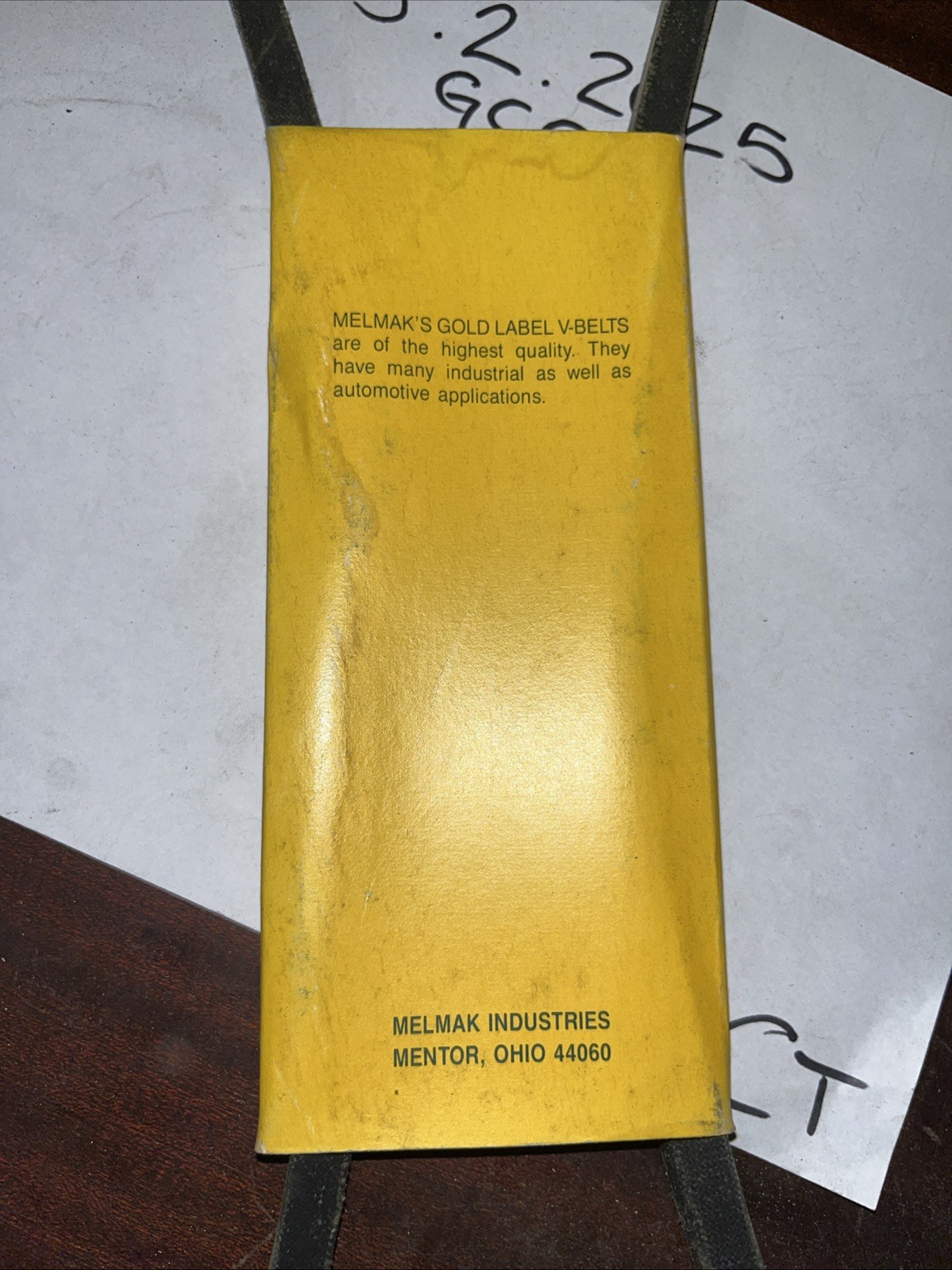 Melmak Industries V Belt 5L620 - Image 4