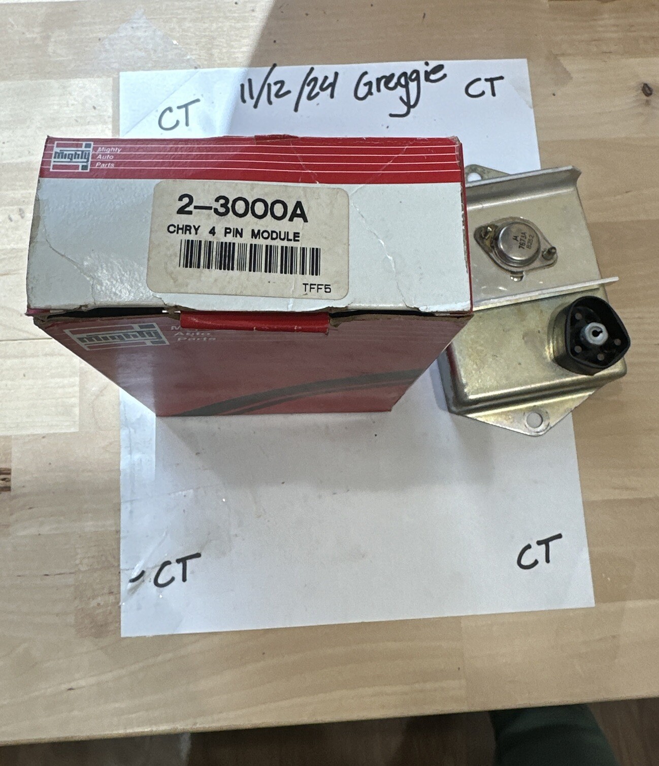 Mighty Service Parts. Mopar Control Module # 2-3000A NOS