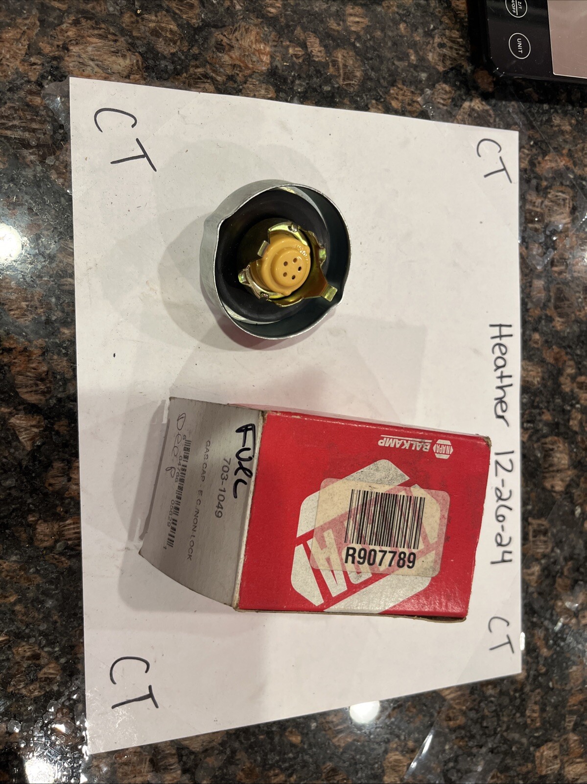 MotoRad Fuel Tank Gas Cap 703-1049