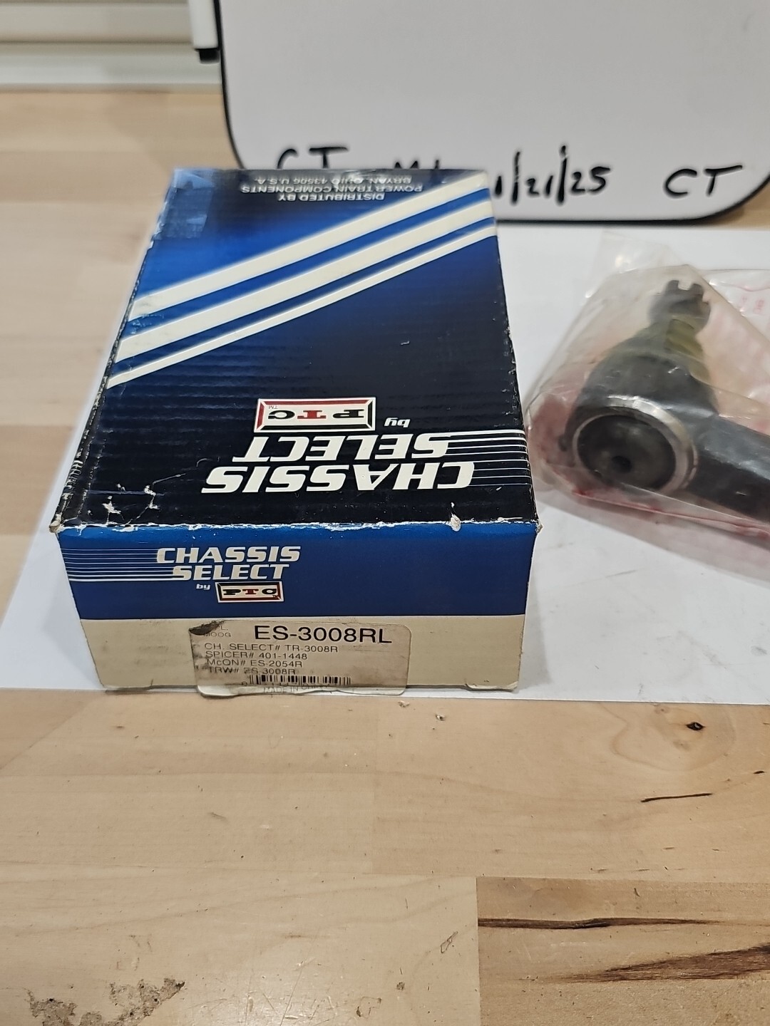 NEW Chassis Select PTC ES3008RL Steering Tie Rod End Front Outer - Image 5