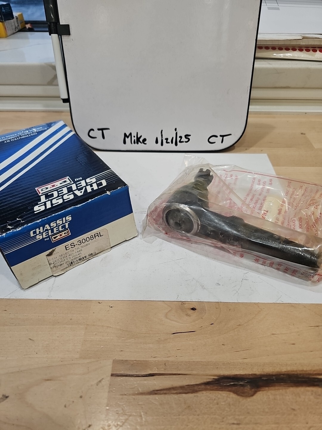 NEW Chassis Select PTC ES3008RL Steering Tie Rod End Front Outer