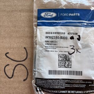 NEW FORD OEM BEARING RETAINERS SET OF 3 W302280-S300 PKG OF 3