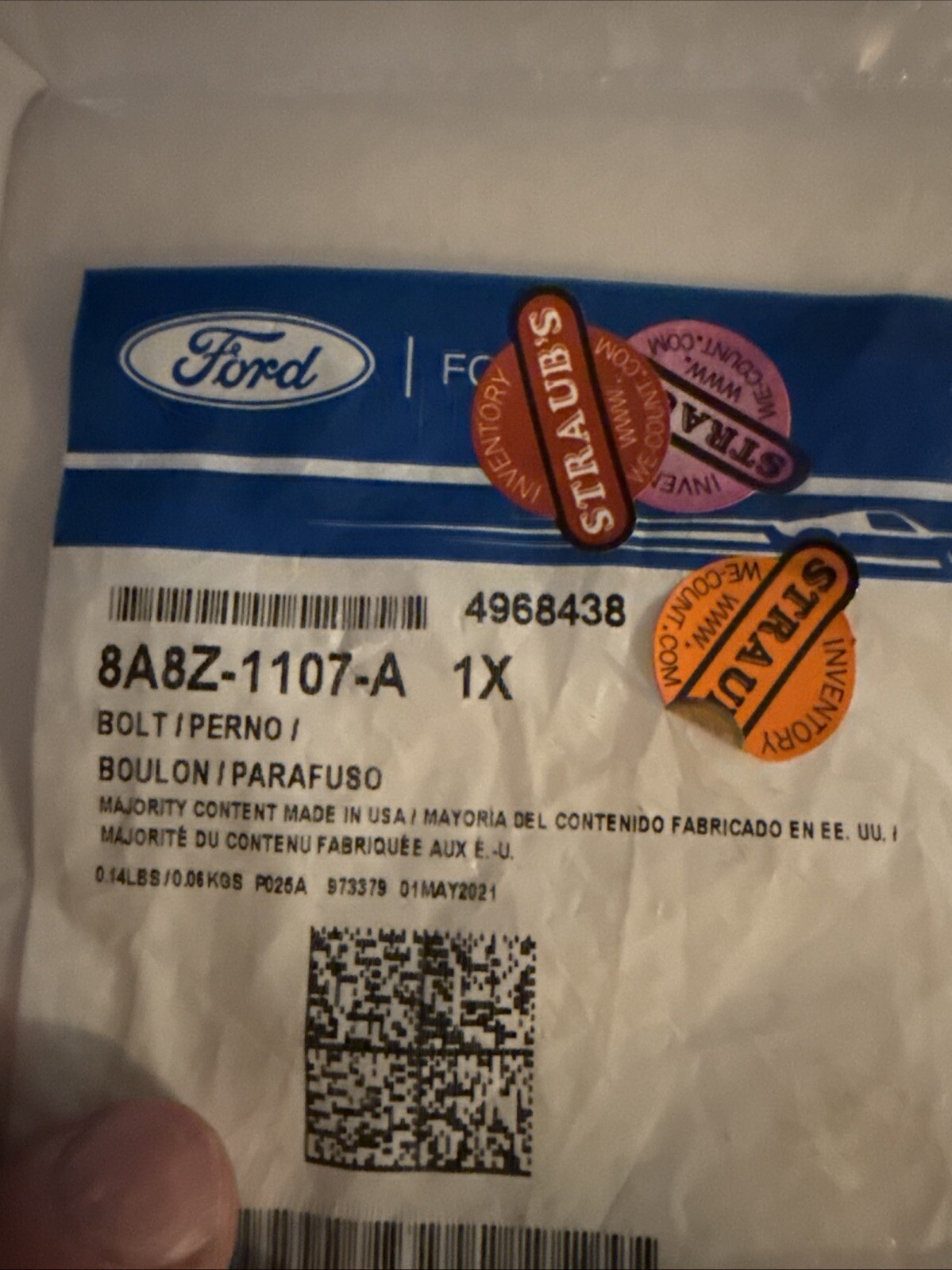 NEW Ford 8A8Z-1107-A Wheel Stud For 09-19 Explorer/Flex/Taurus/MKT/MKS (1) - Image 4