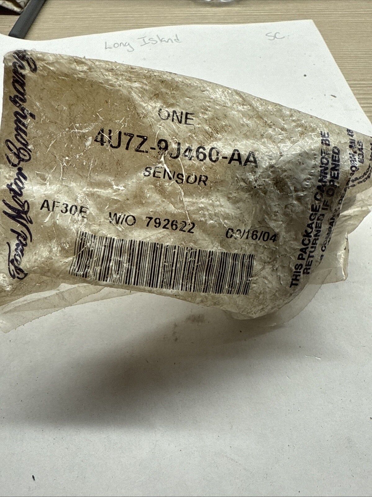 NEW Ford Genuine 4U7Z9J460AA EGR Pressure Feedback Sensor 4U7Z-9J460-AA DPFE - Image 3