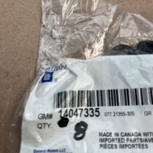 NEW GENUINE GM 14047335 BUSHING, BODY SIDE FRONT WINDOW HINGE- sold Individually