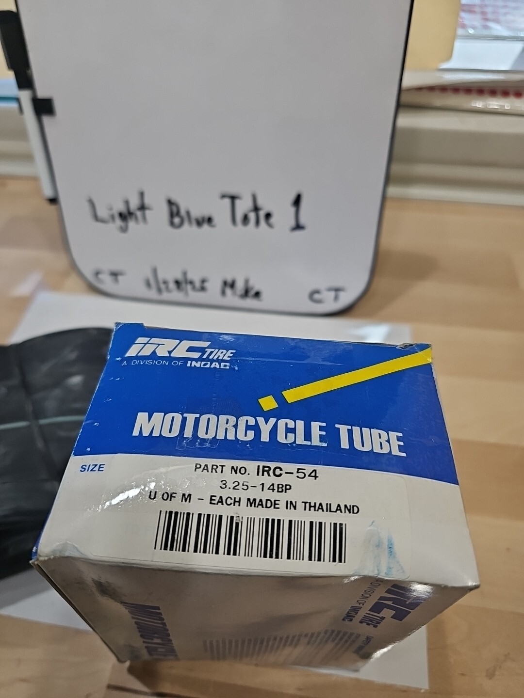 NEW IRC MOTORCYCLE TIRE TUBE IRC-54 3.25-14 - Image 4