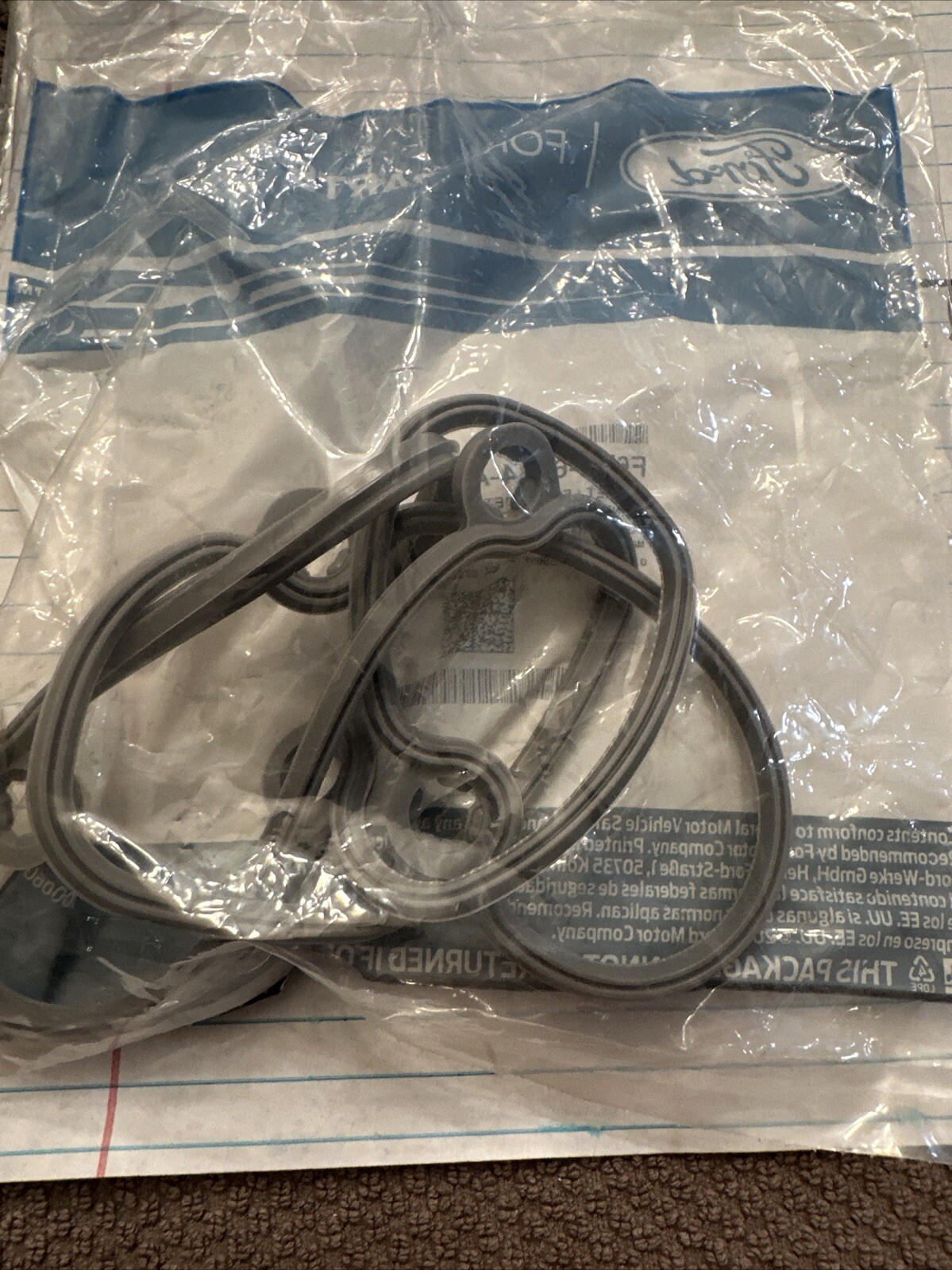 NEW OEM Ford Single Genuine F6ZZ-6584-AA Engine Valve Cover Gasket V6 - Image 3